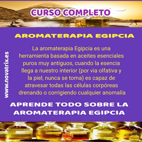 Curso Aromaterapia Egipcia.